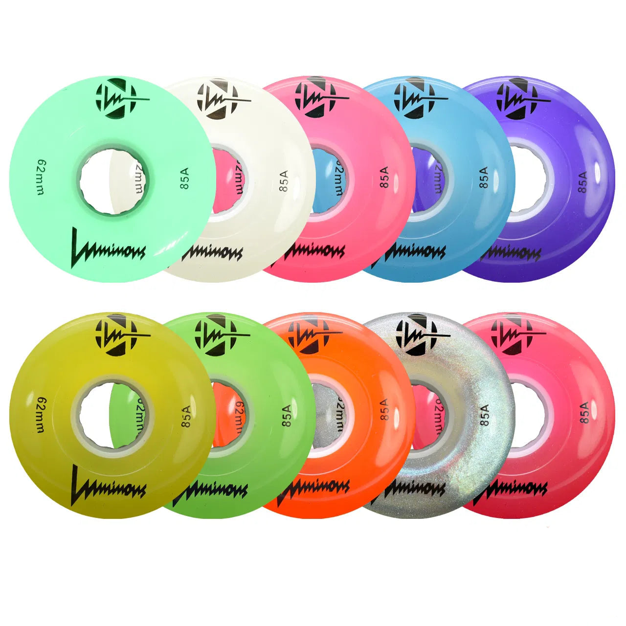 Luminous LED Wheels - 62mm / 97A